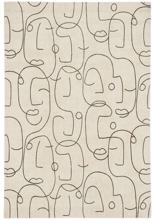 Scion Designer Teppich Epsilon Charcoal - handgetuftet, aus 100% reiner Schurwolle