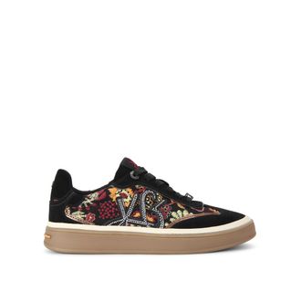 Kurt Geiger Womens Suede Leena Sneakers - Black - Size UK 4