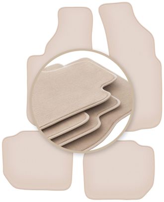 OEM Alfombrillas Beige Premium Para: Audi V8 Sed&aacute;n 1988-1993