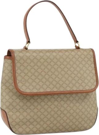 Celine Pre-owned Canvas Handtas - Dames - Vintage Handtas - Beige - ONE Size - Vintage