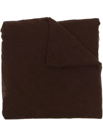 Botto Giuseppe cashmere knit scarf - women - Cashmere - One Size - Brown