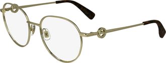 Longchamp Demo Oval Ladies Eyeglasses LO2165 N 710 52