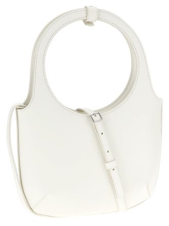Courr&egrave;ges Womens Hobo White Calfskin Leather