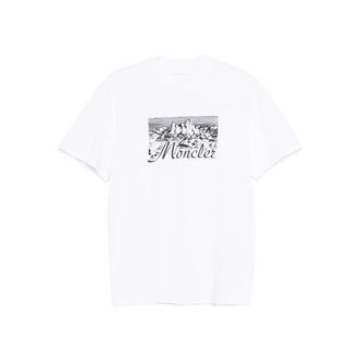 Moncler Mountain-print T-shirt
