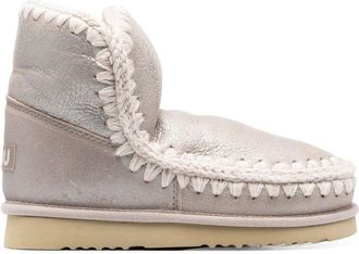 Mou Eskimo 18 ankle boots - women - Rubber/Sheep Skin/Shearling/Sheepskin - 40 - Neutrals