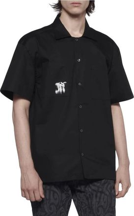John Richmond Hombre, Camisas, Negro, Talla: M