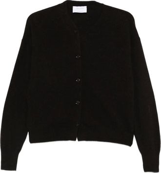 Daniele Fiesoli long-sleeved cardigan - women - Fabric - L - Black