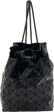 Issey Miyake Black Pvc Backpack (Pre-Owned)