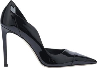 Jimmy Choo London Patent Leather Pointed-Toe Pumps - Dames - Pumps - Zwart - 36 EU - Leer - Schoenen