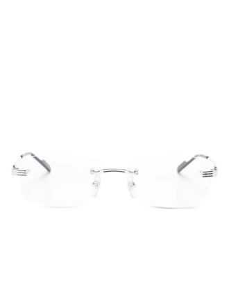 Cartier rimless glasses - unisex - Metal - 55 - Silver