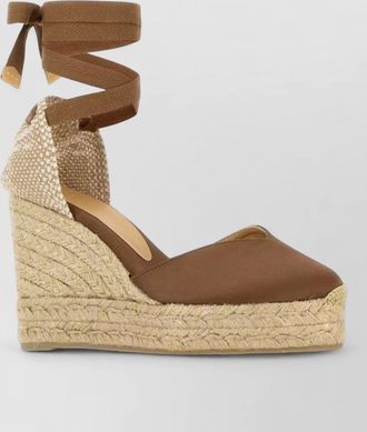 Castaner chiara wedge espadrilles peep toe heel
