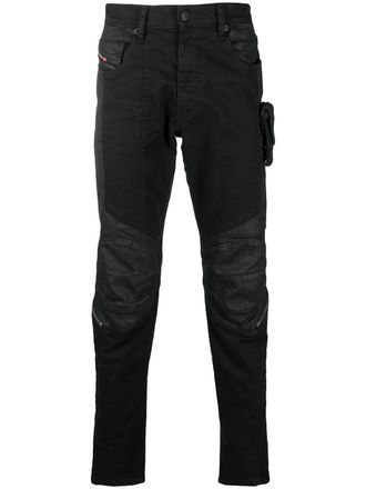 Diesel D-Strukt slim jeans - men - Cotton/Spandex/Elastane - 32/32 - Black