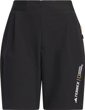 adidas (WMNS) adidas National Geographic Shorts Asia Sizing Black HY4696