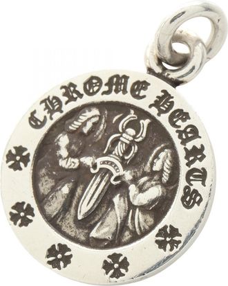 Chrome Hearts ANGEL MEDAL V2 Silver Pendant