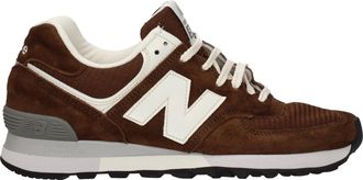 New Balance Neue Balance -Turnschuhe 576 Herren Stoff braun/weiß