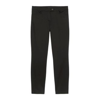 Marc O'Polo Broeken, Dames, Zwart, L, Katoen, Lax&aring; Slim
