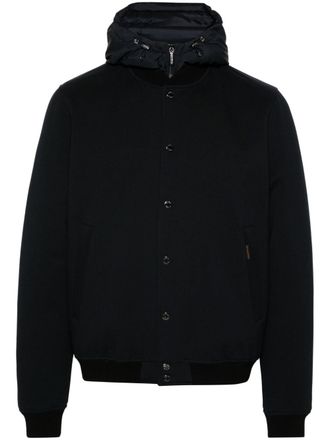 Moorer Piumino con cappuccio - Blu