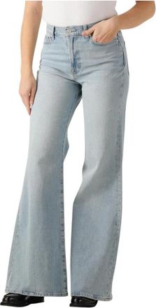 7 For All Mankind Jeans, Dames, Zwart, W30, Katoen, Retro Flareseabreeze Jeans