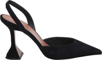 Amina Muaddi Holli Sling 95 - Shoes - Mujer - Negro - 36 EU