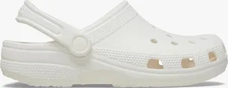 Crocs Womens Crocs CLASSIC GLITTER Unisex Adults Clogs White - Size: 7