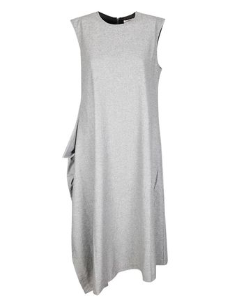 Niccolò Pasqualetti Nota slip midi dress - women - Fabric - S - Grey