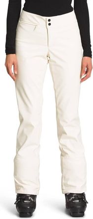 The North Face Apex Straight Leg Snow Ski Pants - Short In Gardenia White