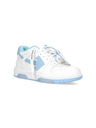 Off-white Leather Low-Top Sneaker - White