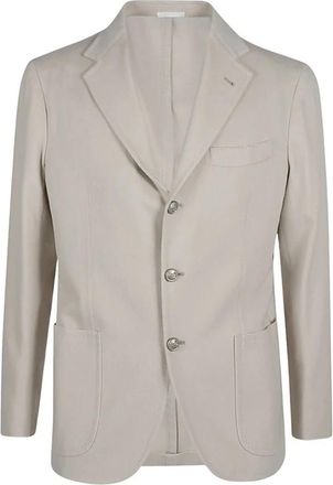 Sartorio Napoli Single-breasted Jacket - Heren - Business blazers - Grijs - L - Kasjmier - Kostuums