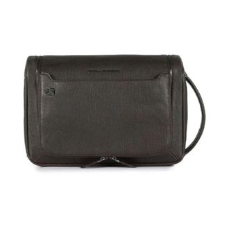 Piquadro Black Square Toiletry Bag - unisex - Piquadro - Toilet Bags - Brown - ONE SIZE - Bags