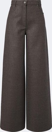 Max Mara Virgin wool wide-leg pants