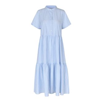 Lollys Laundry Striped Shirt Dress with Ruffles