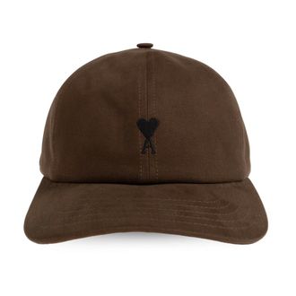 Ami Accessoires, unisex, Bruin, ONE Size, Katoen, Logo Cap