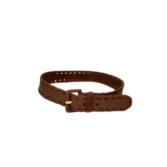 Loewe Pre-owned Vintage Leather Belt - - Pre-owned - Donna - Marrone - ONE SIZE