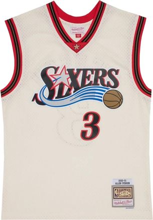Mitchell & Ness Canotta con scollo a V 76ers 2000 - Toni neutri