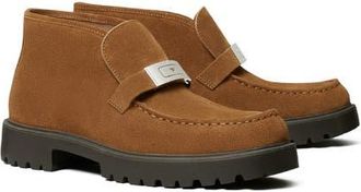 Tory Burch Leelee Lug Bootie in Weathered Oak at Nordstrom, Size 10.5