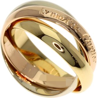 Cartier Yellow Gold (18K) Pink Gold (18K) White Gold (18K) Band Ring (Pre-Owned)