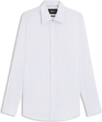BOSS Slim-fit shirt in an Italian cotton