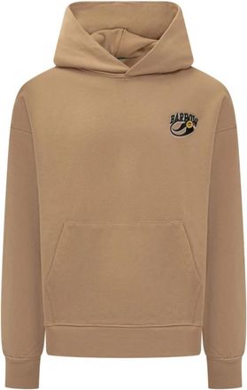 Barrow Hoodie met Logoprint - Heren - Hoodies - Beige - S - Katoen - Hoodies & sweatvesten