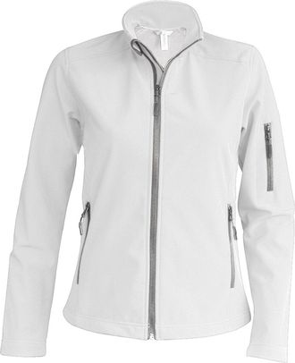 Kariban Womens/Ladies Contemporary Softshell 3 Layer Performance Jacket (XL) (White)