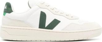 Veja V-90 O.t. Leren en Su&egrave;de Sneakers - Heren - Sneakers - Wit - 40 EU - Su&egrave;de - Schoenen