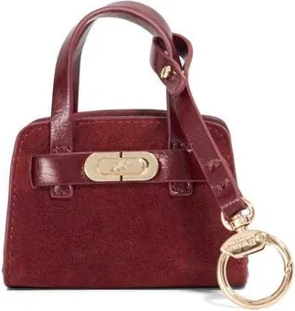 Dune London Define Bag Charm in Burgundy at Nordstrom Rack