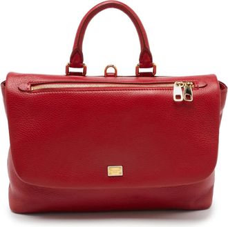 Dolce & Gabbana Borsa tote in pelle - Rosso