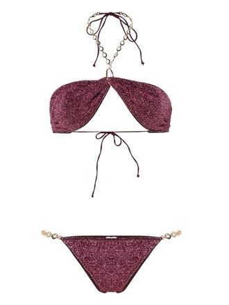 Oséree Bikini Lumière O Chain lamé - Viola
