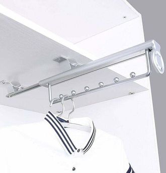 OEM Perchero Extra&iacute;ble De Alta Resistencia, Colgador Deslizante Para Pantalones, Riel Telesc&oacute;pico Para Armario, Barra Para Colgar Ropa, T-audace