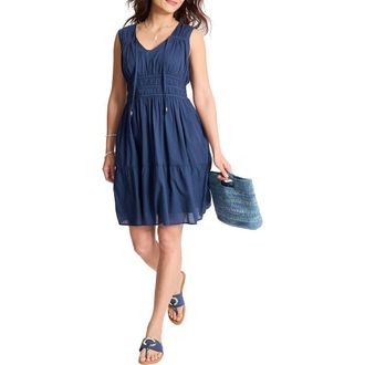 Tommy Bahama Voyage Cotton Voile Dress in Coastline at Nordstrom, Size X-Small