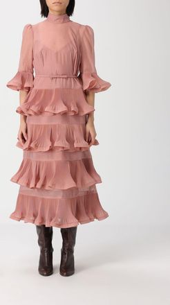 Zimmermann Abito midi Zimmermann in crepe plissettato