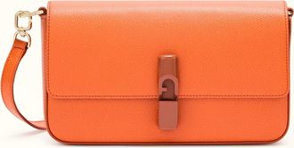 Furla Iride Borsa A Tracolla S Paprika Pelle Stampata Donna