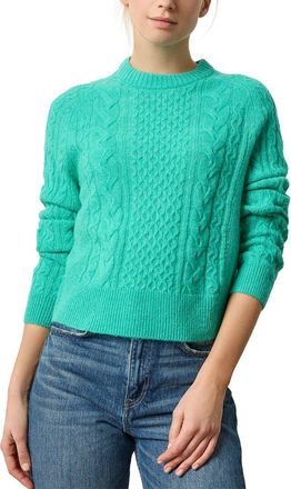 Lilla P Mixed Stitch Alpaca & Wool-Blend Pullover