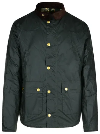 Barbour Reelin Green katoenen jas