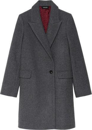Zadig&Voltaire Cappotto con bottone singolo - Grigio